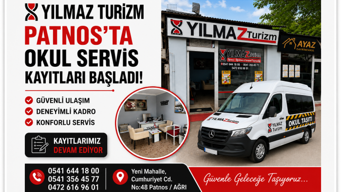 Patnos’ta Okul Servis Kayıtları Başladı
